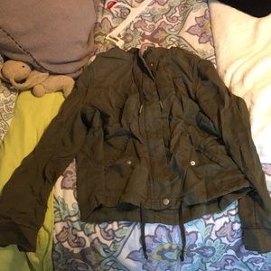 lightweight green jacket